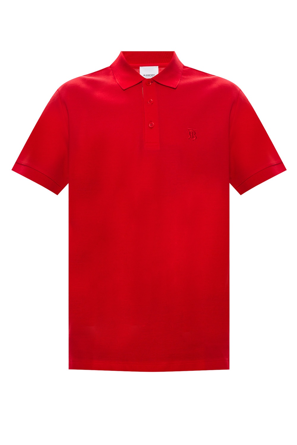 Red Polo shirt with logo Burberry - Vitkac GB